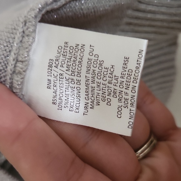 Sparkling Cardigan Cami Sophisticated Career Fall Lagenlook Coastal Metalic 3X - Picture 6 of 11